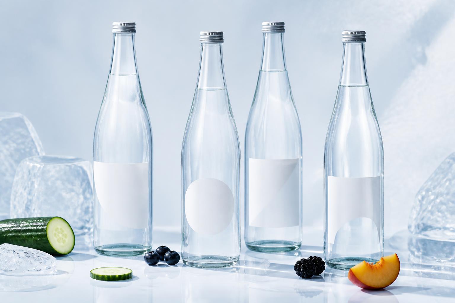 Chilled beverage shelf