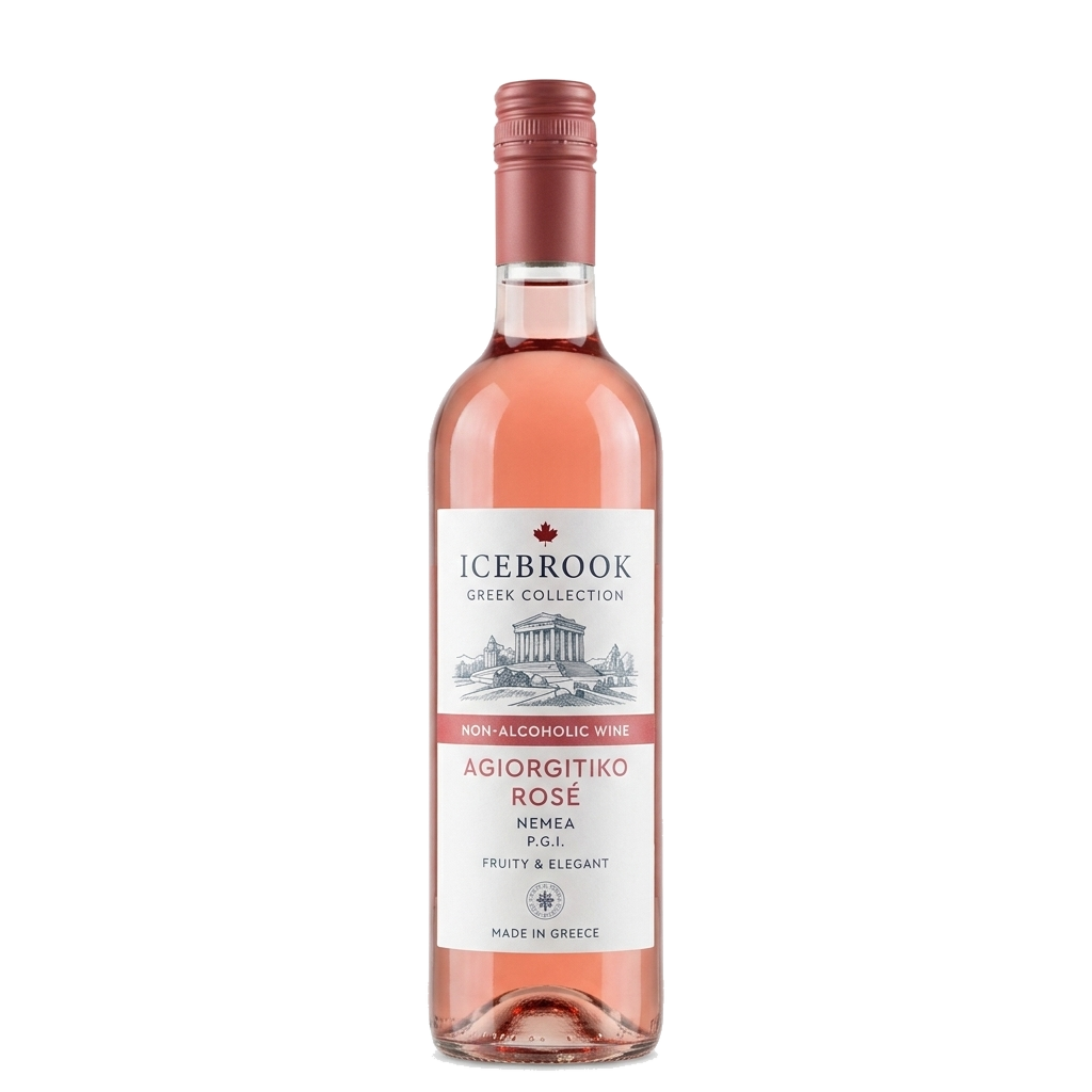 Agiorgitiko Rosé Icebrook product packaging