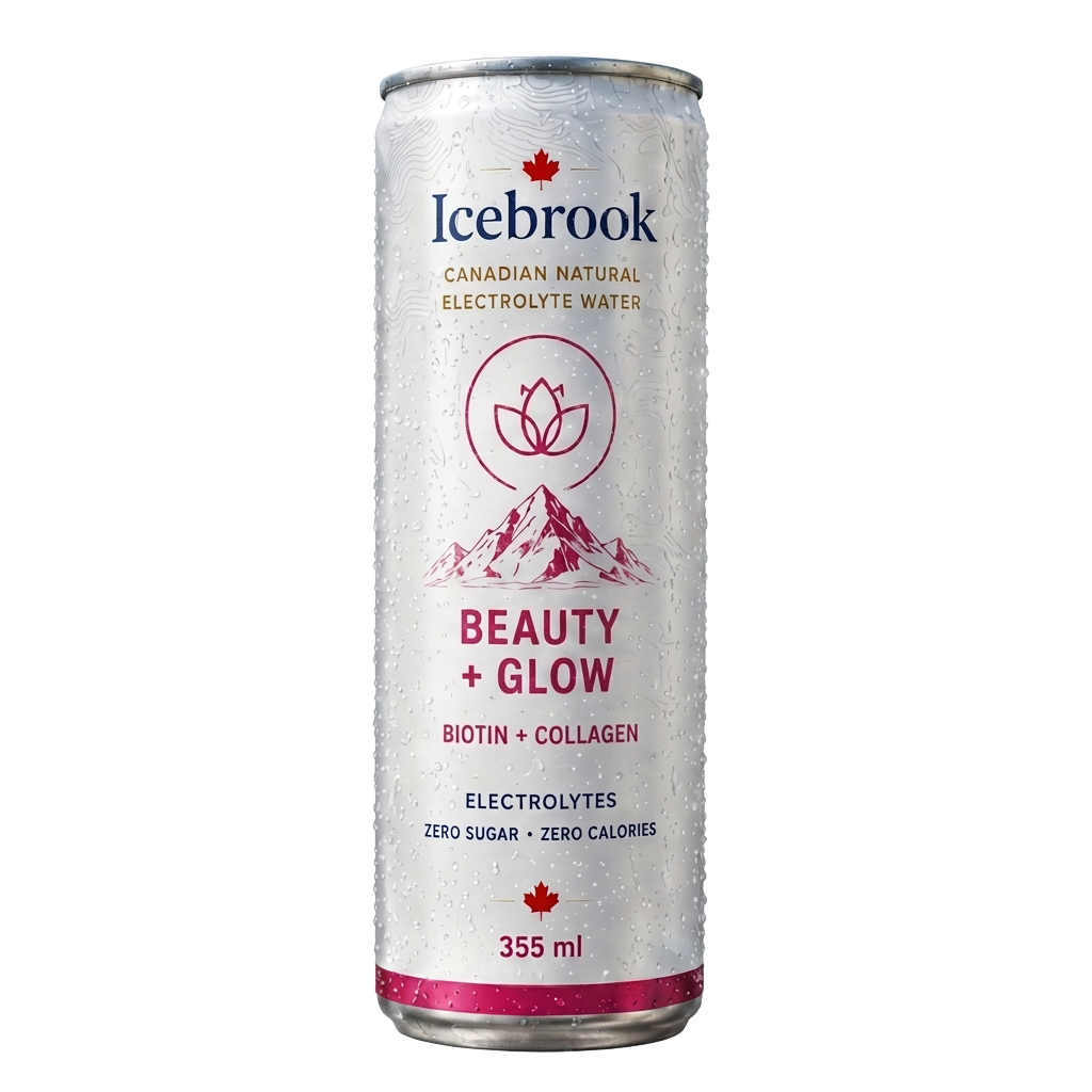 Beauty + Glow Icebrook packaging