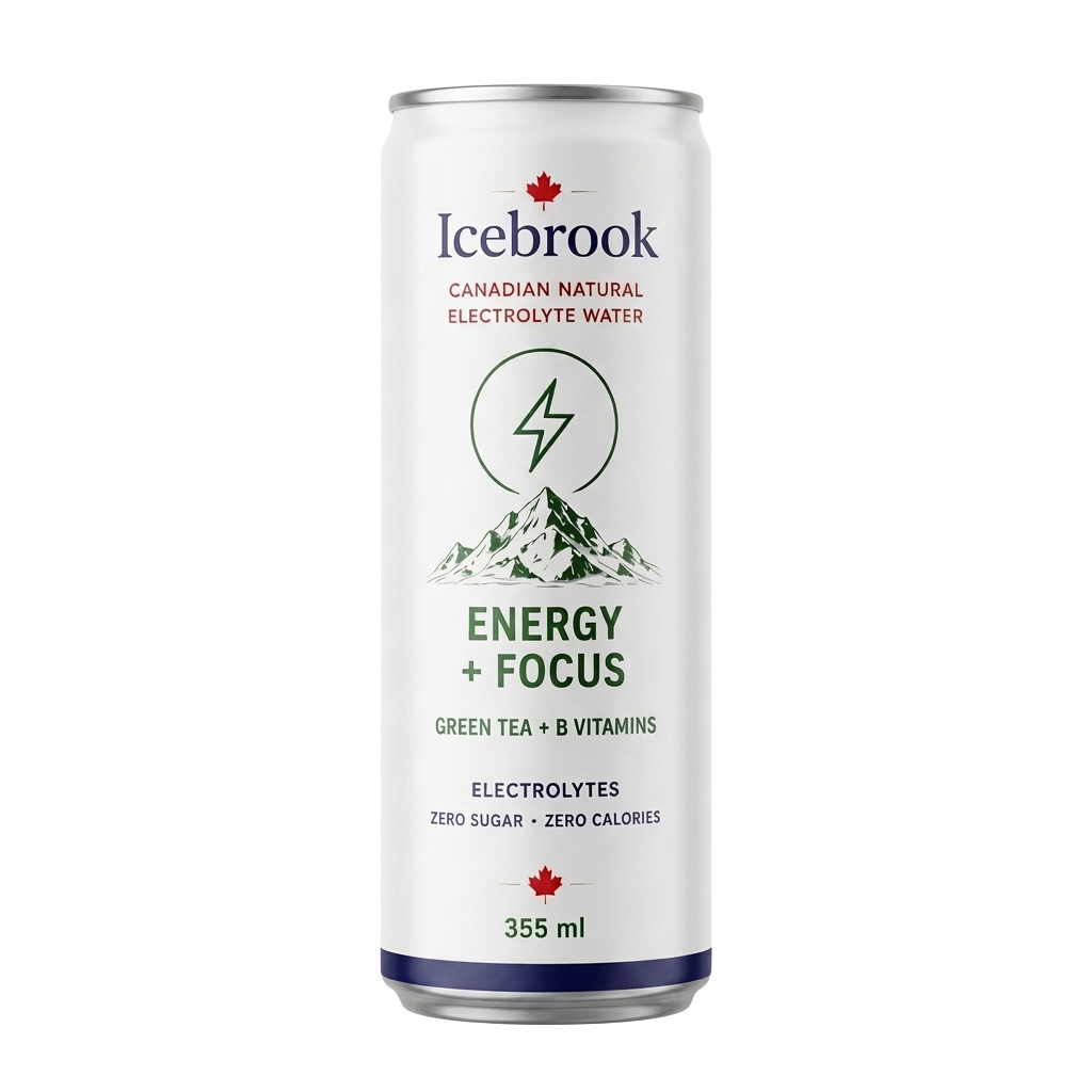 Energy + Focus Icebrook packaging
