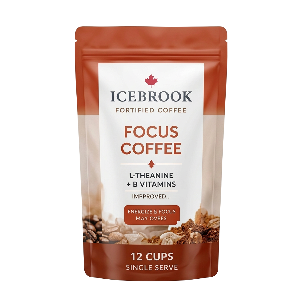 Focus Coffee K-Cups Icebrook product packaging