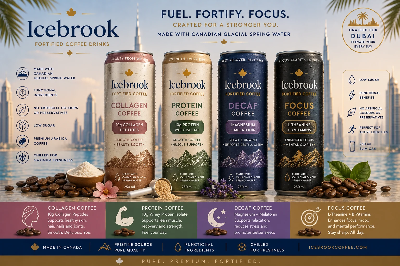 Icebrook functional coffee range