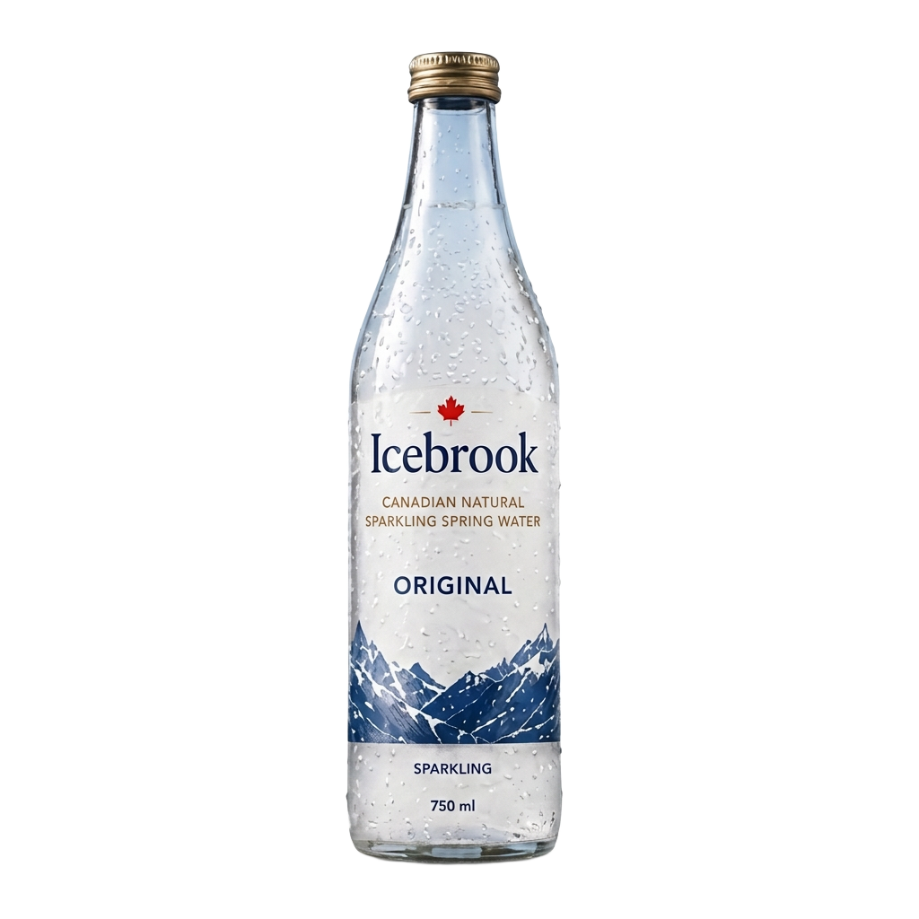 Icebrook Sparkling Icebrook packaging