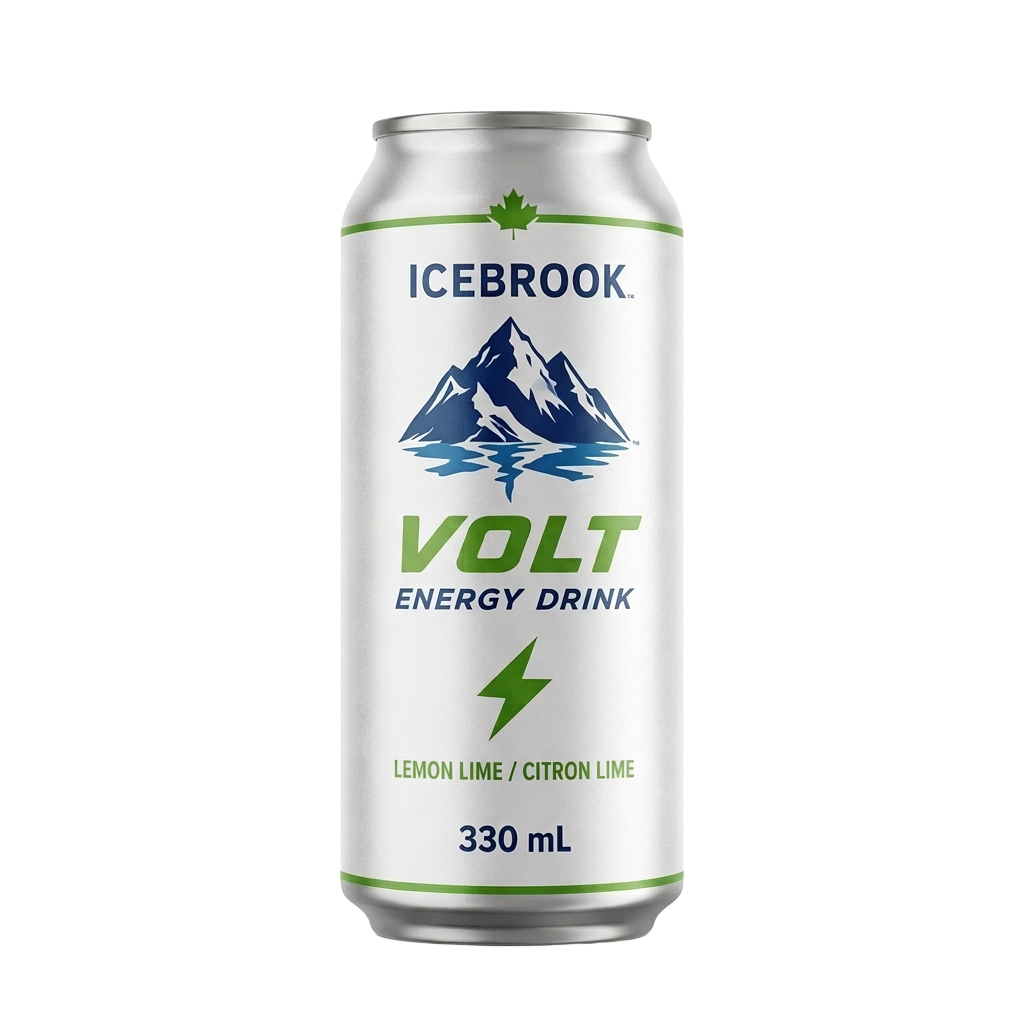 VOLT Lemon Lime Icebrook packaging